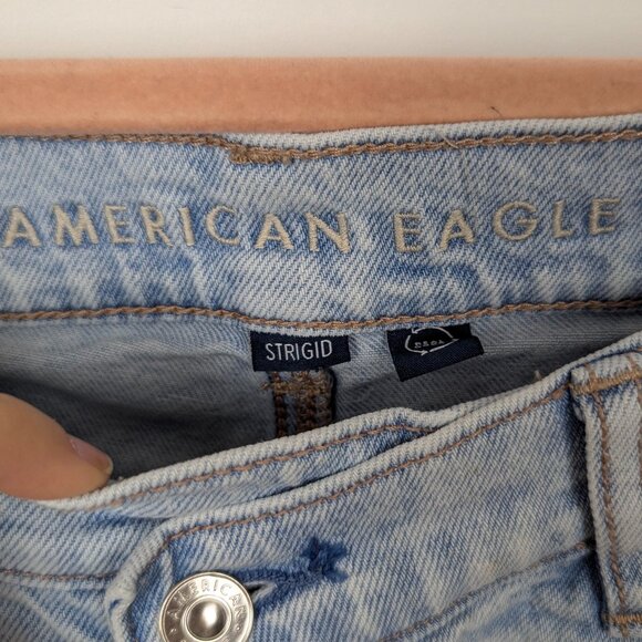 AEO Light Blue Straight Leg Jeans - Picture 4 of 6